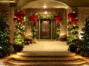 Outdoor-Christmas-Decorating-Front-Porch-Ideas-Entrance